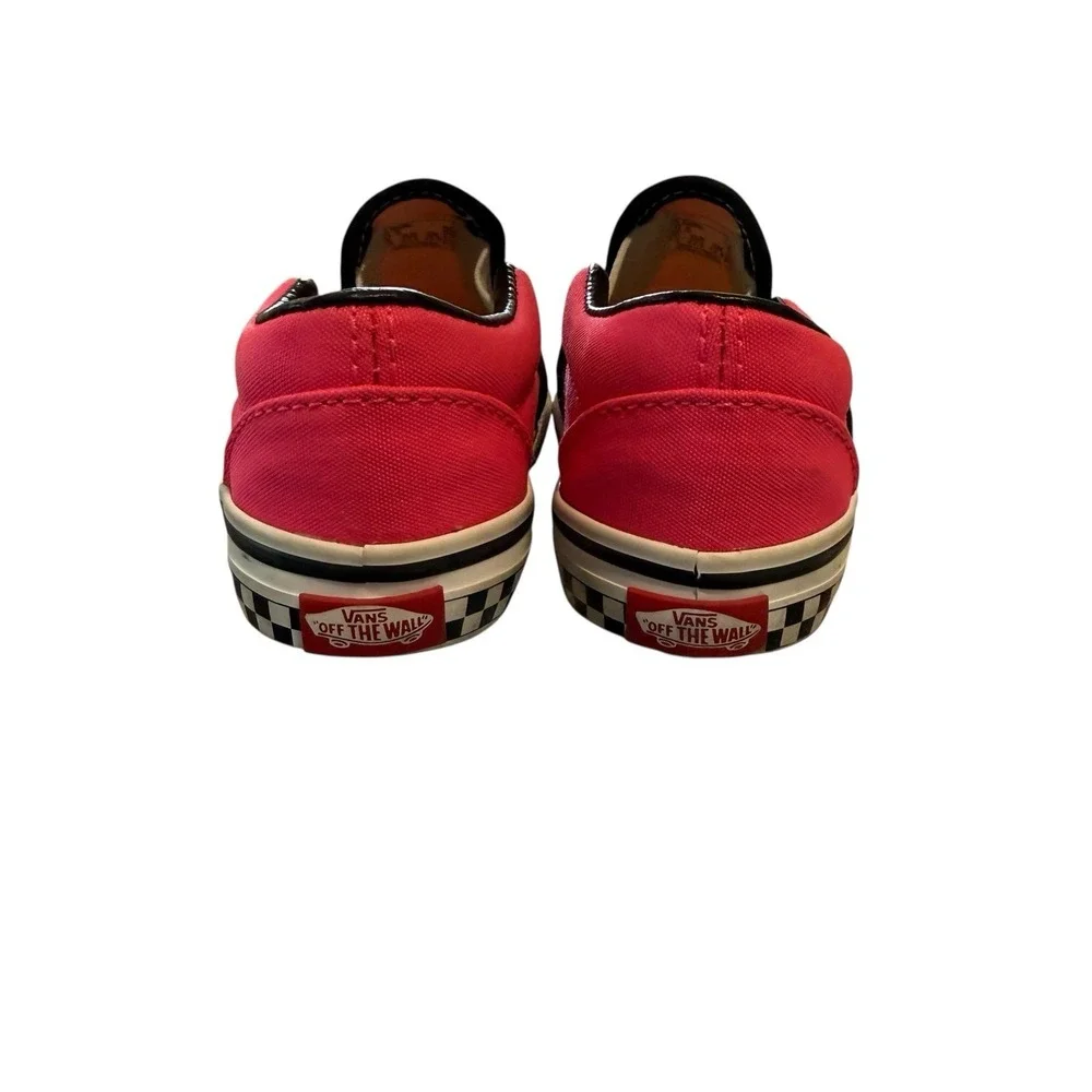 Vans Classic Asher V Hot Pink Slip-on Sneakers, Toddler Size 6.5